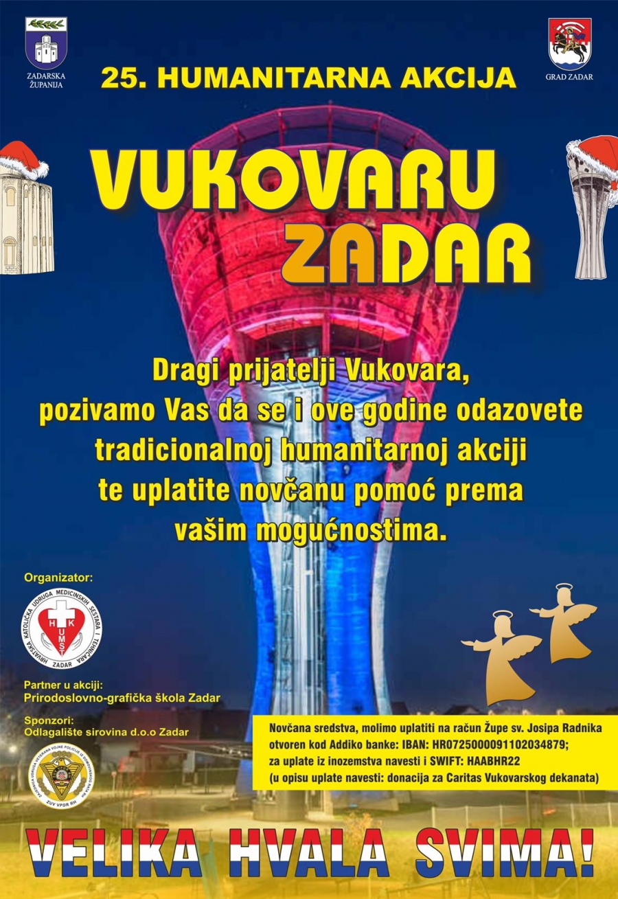 25. humanitarna akcija „Vukovaru ZaDar“