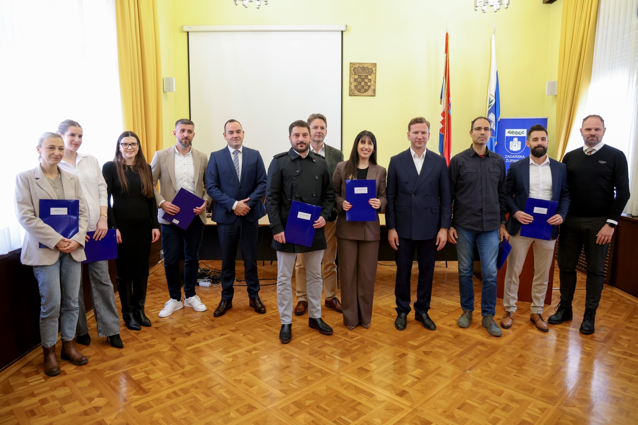 Zadarska županija dodijelila potpore za razvoj IKT sektora: 10 poduzetnika dobilo gotovo 40 tisuća eura