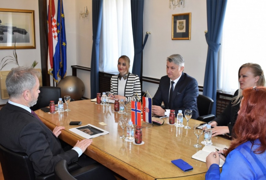 Norveški veleposlanik u nastupnom posjetu Zadarskoj županiji