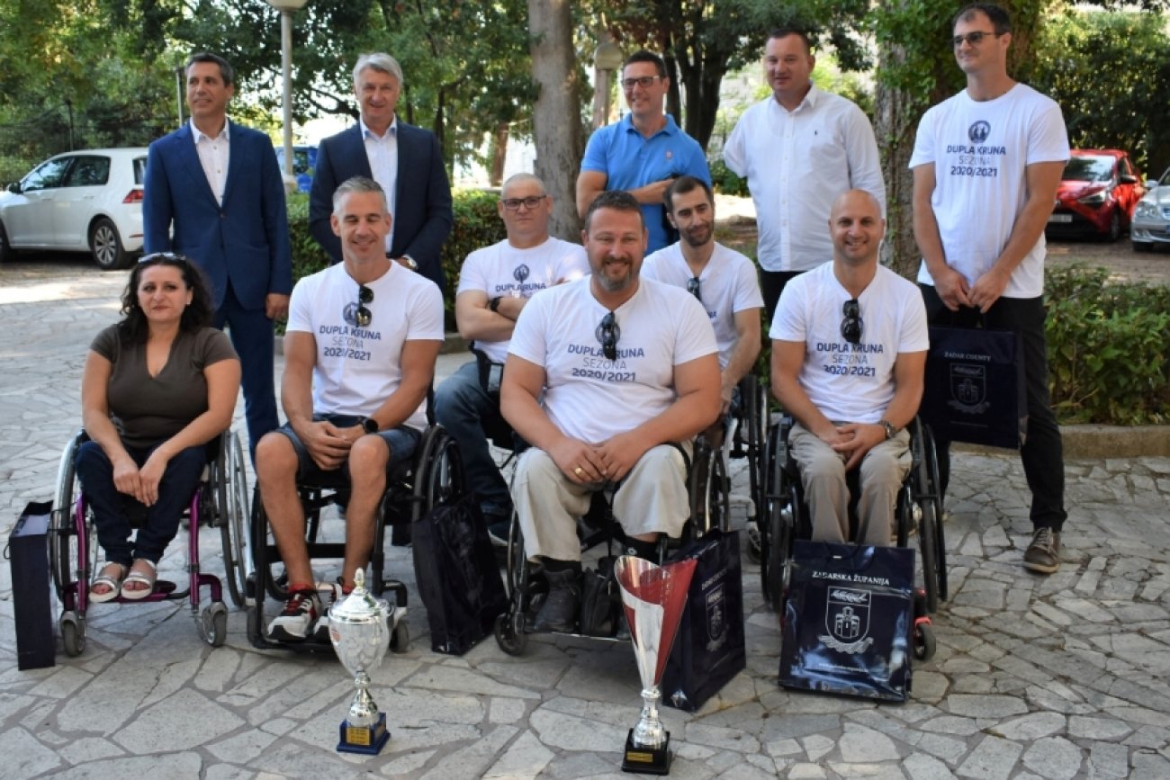 Prijam za KKOI Zadar osvajače dvostruke krune