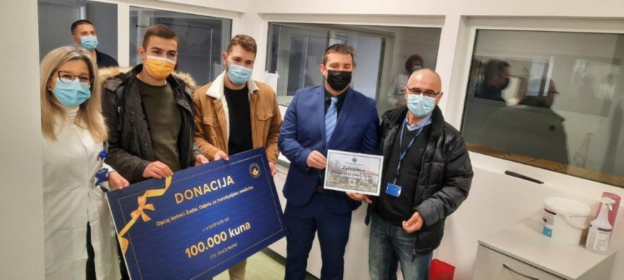 Pomorska škola Zadar uručila vrijednu donaciju Općoj bolnici Zadar