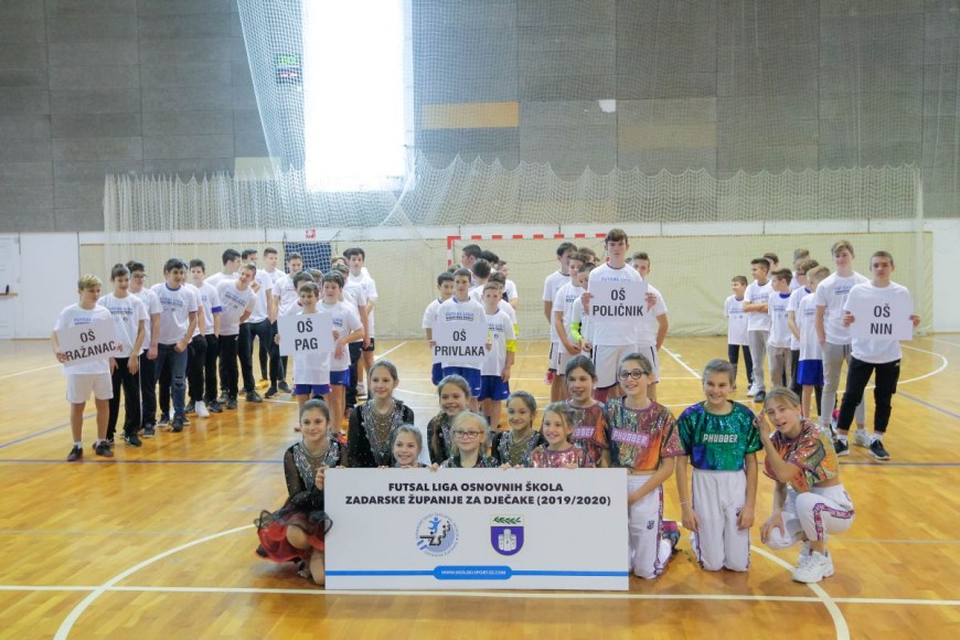 Započela školska liga u futsalu: Sudjeluje 30 osnovnih škola iz cijele županije