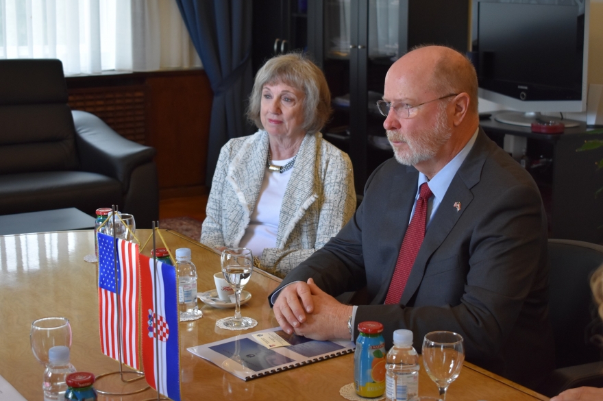 Novi veleposlanik SAD-a na radnom sastanku u Zadarskoj županiji
