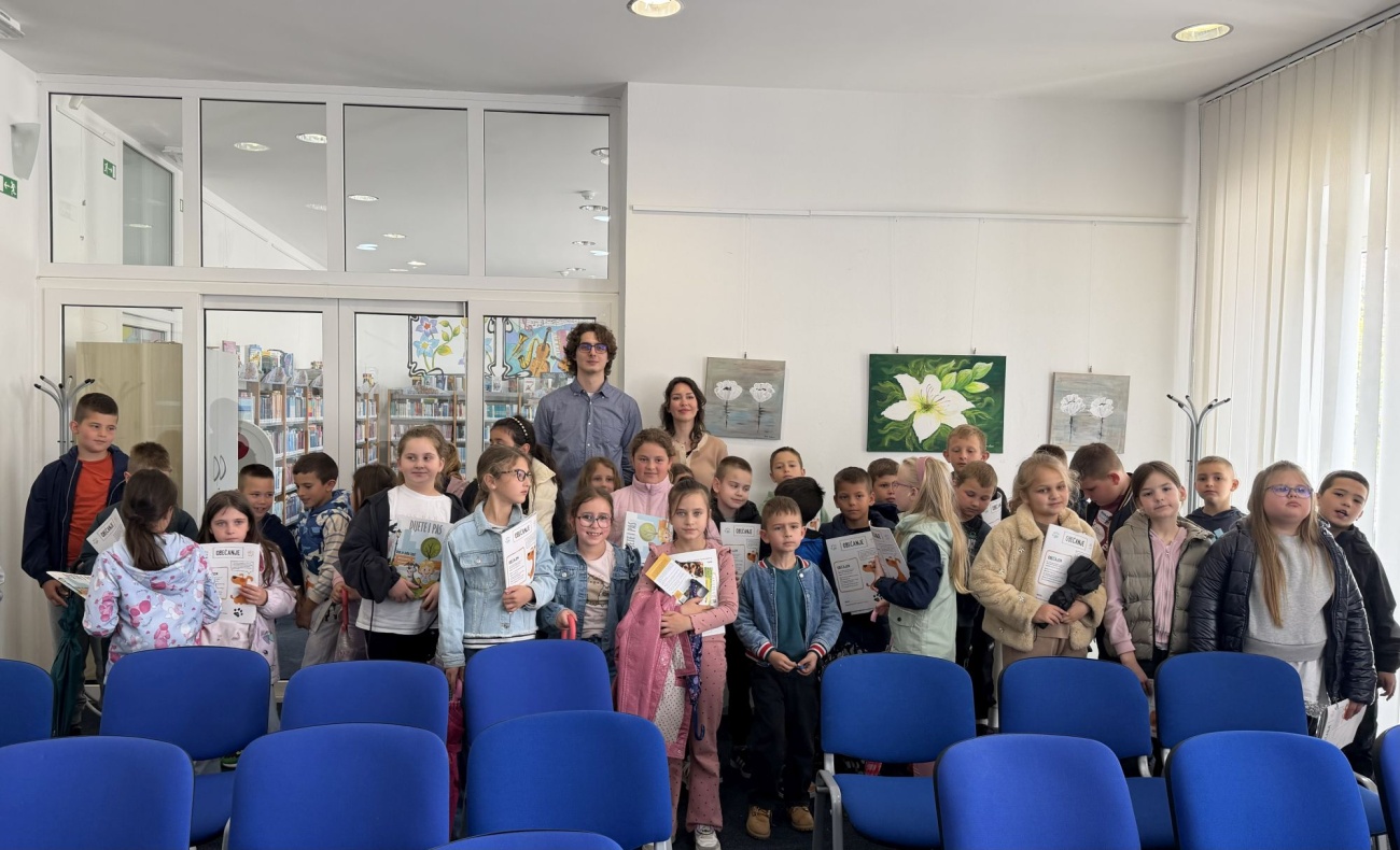 Održana radionica „Daj šapu“ u Gradskoj knjižnici Benkovac