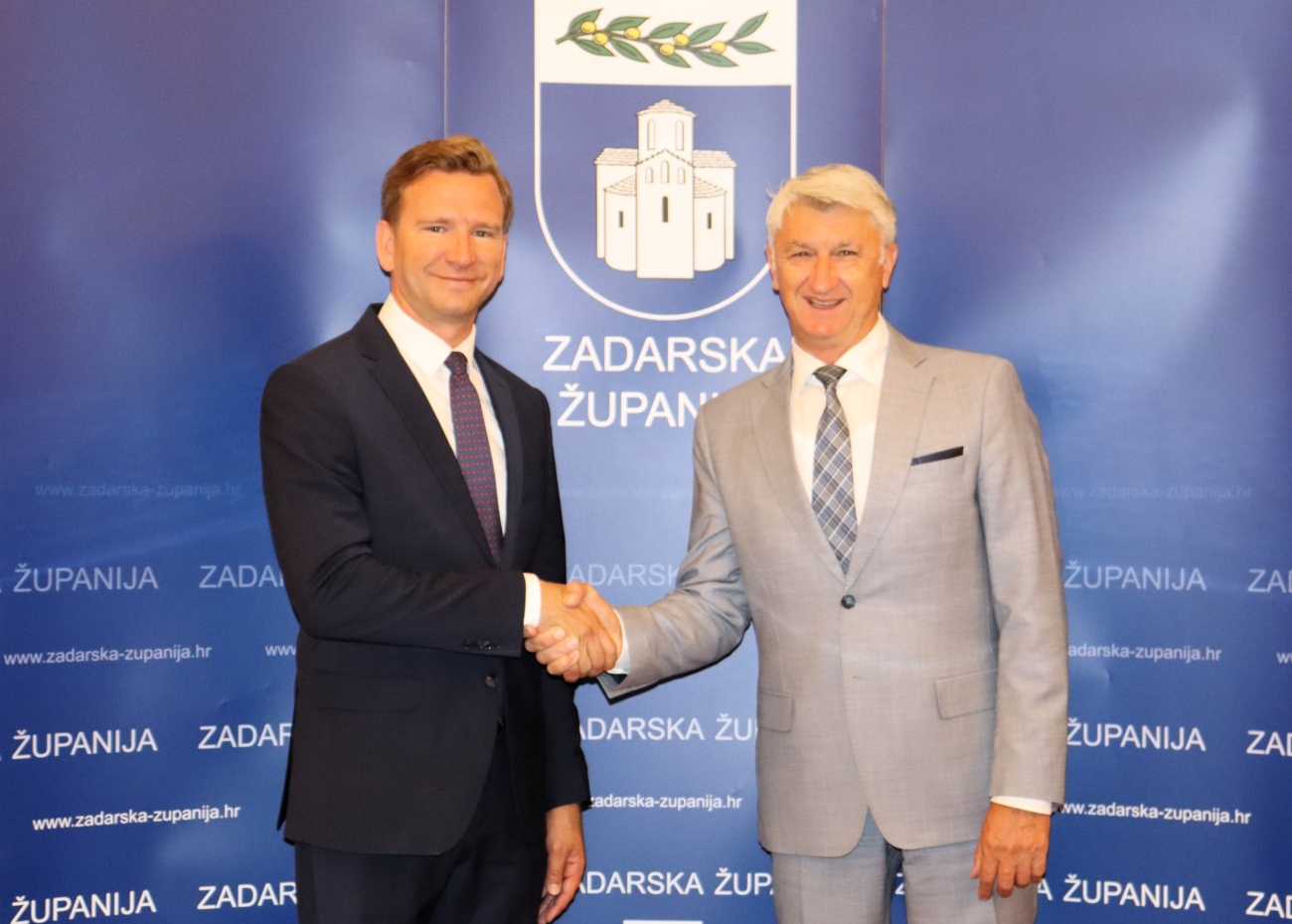 Primopredaja dužnosti: Josip Bilaver preuzeo upravljanje Zadarskom županijom