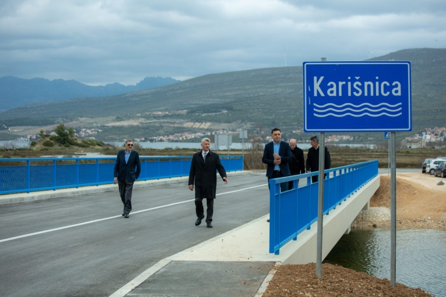 Dovršen most na Karišnici: Kroz kvalitetnu prometnu infrastrukturu osiguravamo sigurnu županiju