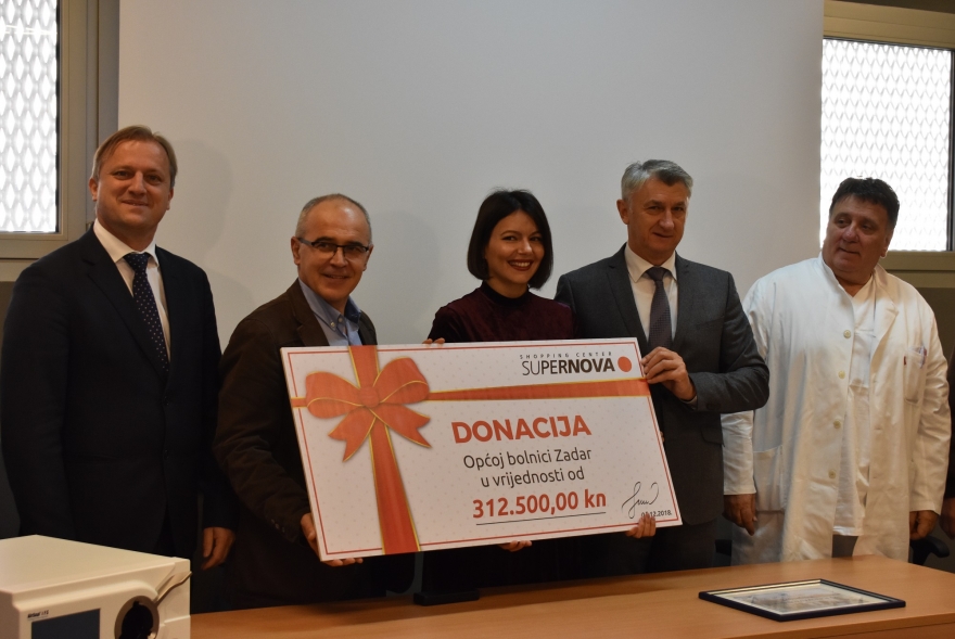 Supernova donirala Općoj bolnici Zadar uređaj vrijedan 312 tisuća kuna