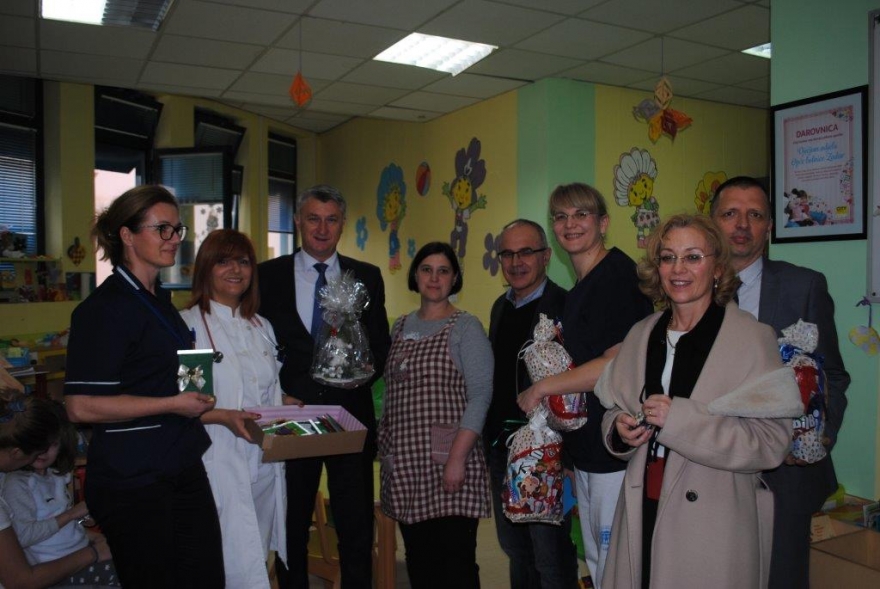 Župan posjetio djecu na Odjelu pedijatrije