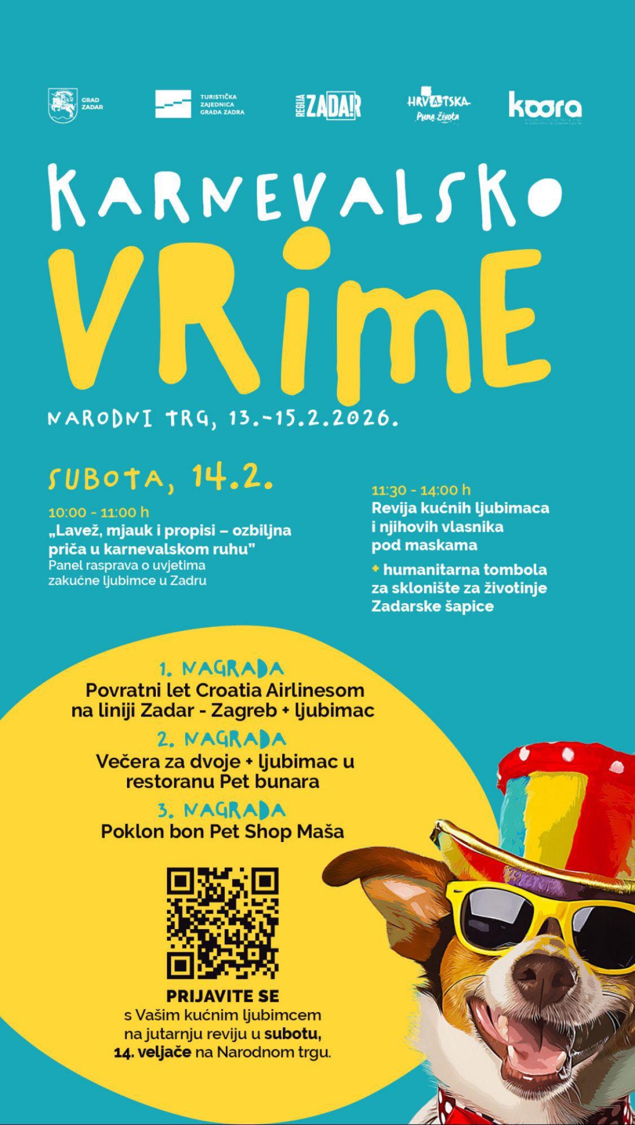 „Lavež, mjauk i propisi“ – karneval koji promiče odgovorno vlasništvo i sustavnu zaštitu životinja