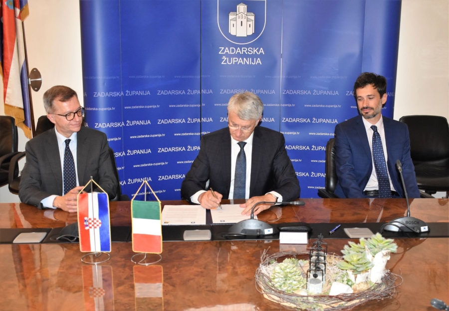 Župan Božidar Longin potpisao je Memorandum o razumijevanju za prijateljstvo i suradnju između Zadarske županije i talijanske Regije Veneto