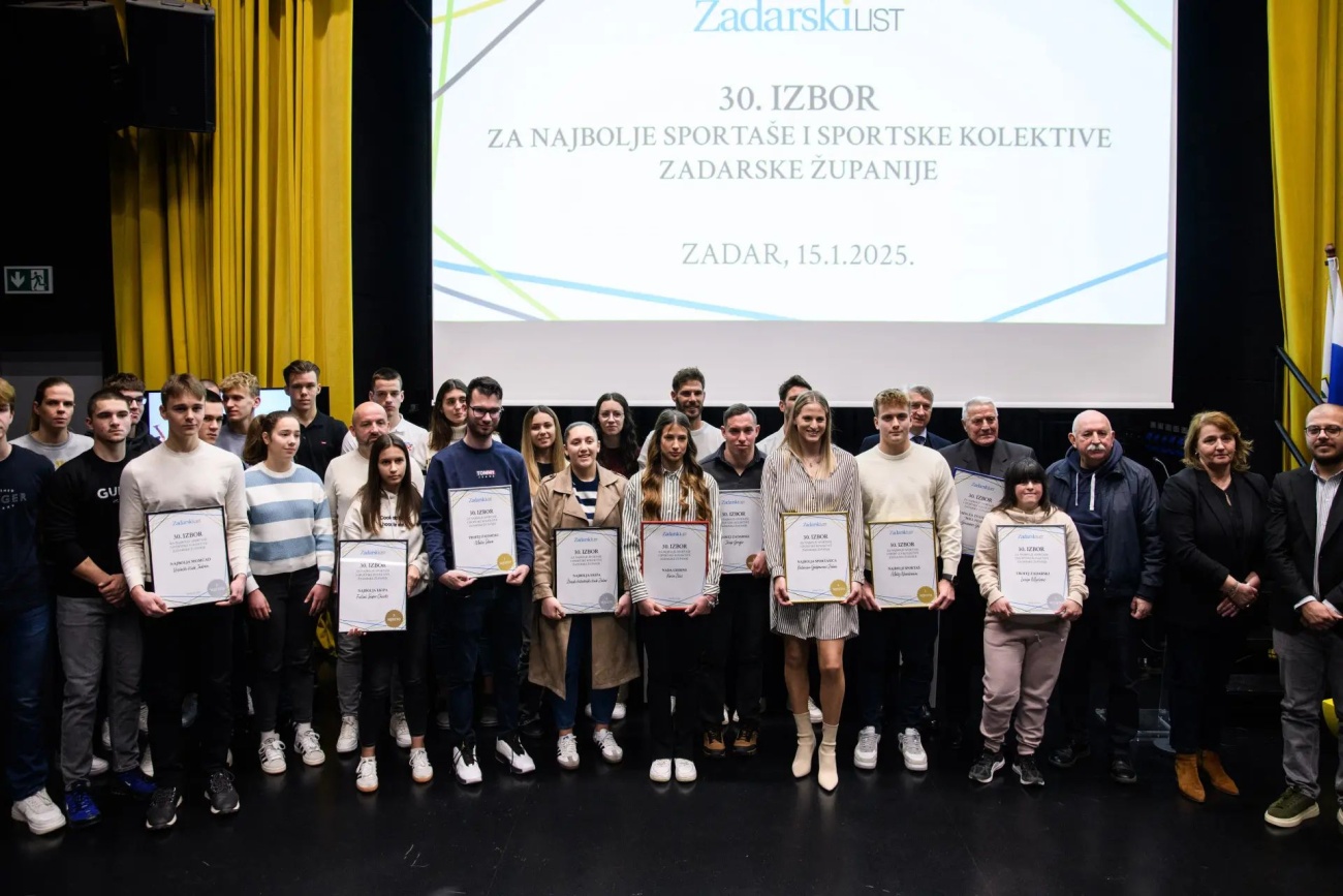 Proglašeni najbolji sportaši Zadarske županije